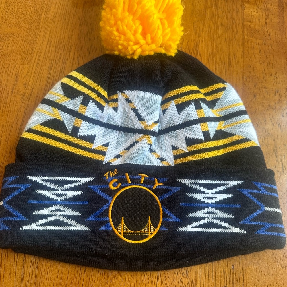 Golden state warriors winter hat